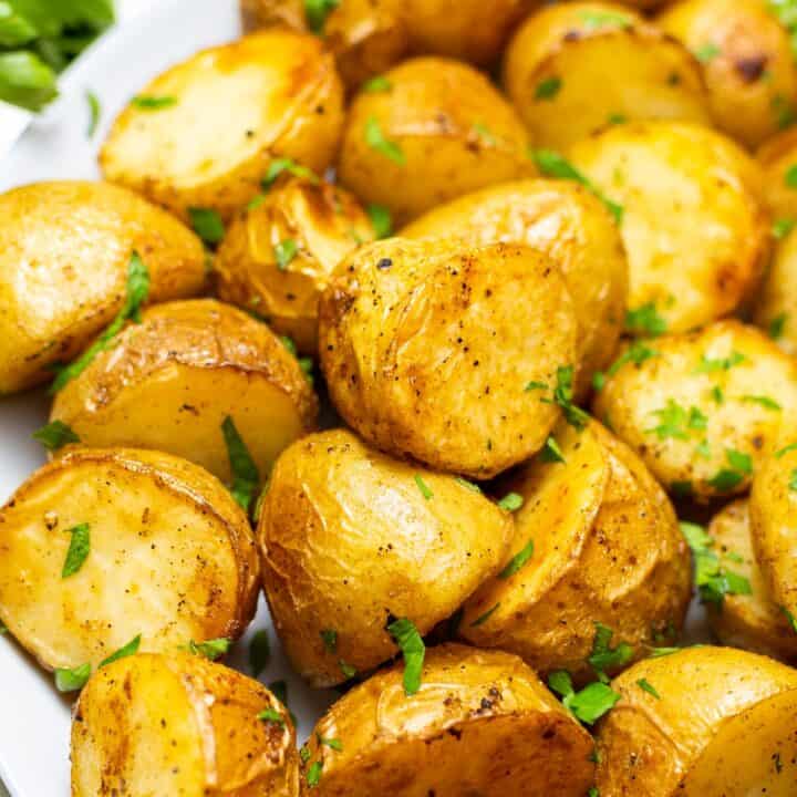 The Best Air Fryer Roasted Baby Potatoes • Ambitious Foodie