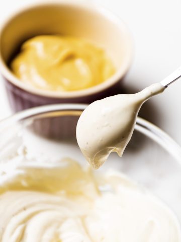 homemade mayonnaise with avocado oil