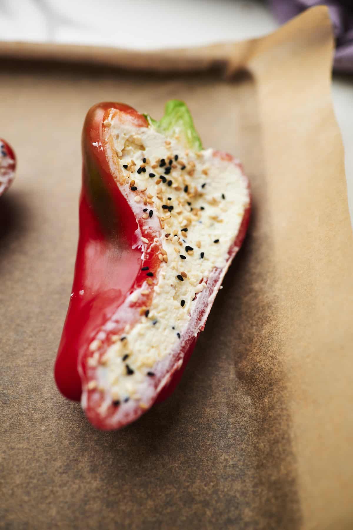 ooey-gooey baked stuffed peppers