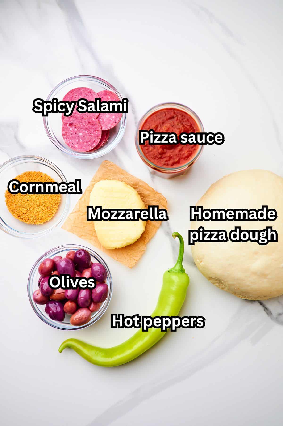 pizza diavola ingredients.