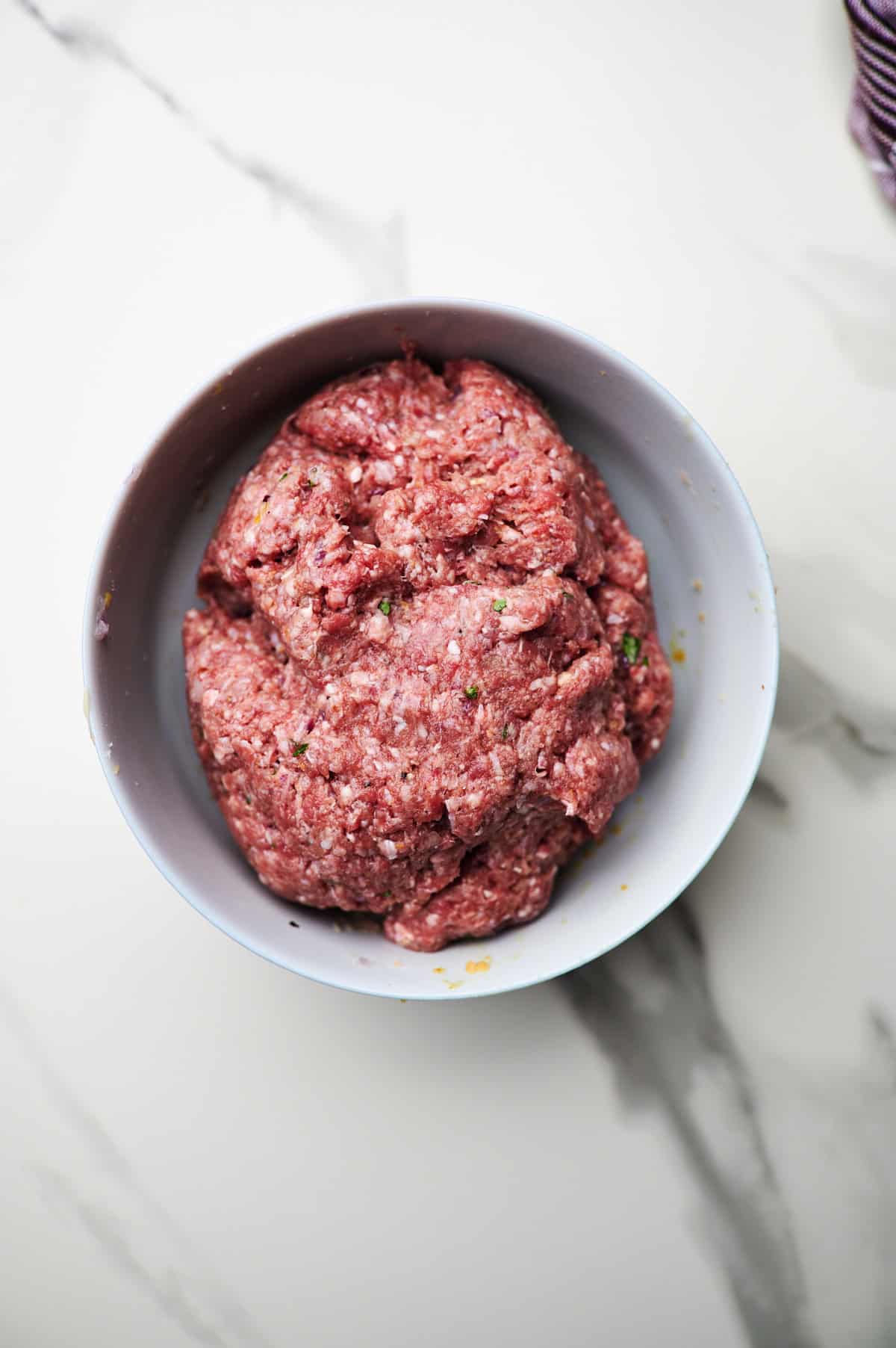 Meat mixture for Italian Meatballs